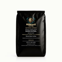 R2Bean2 Coffee Dawn Patrol medium roast 12oz whole bean, tropical fruit notes and creamy body