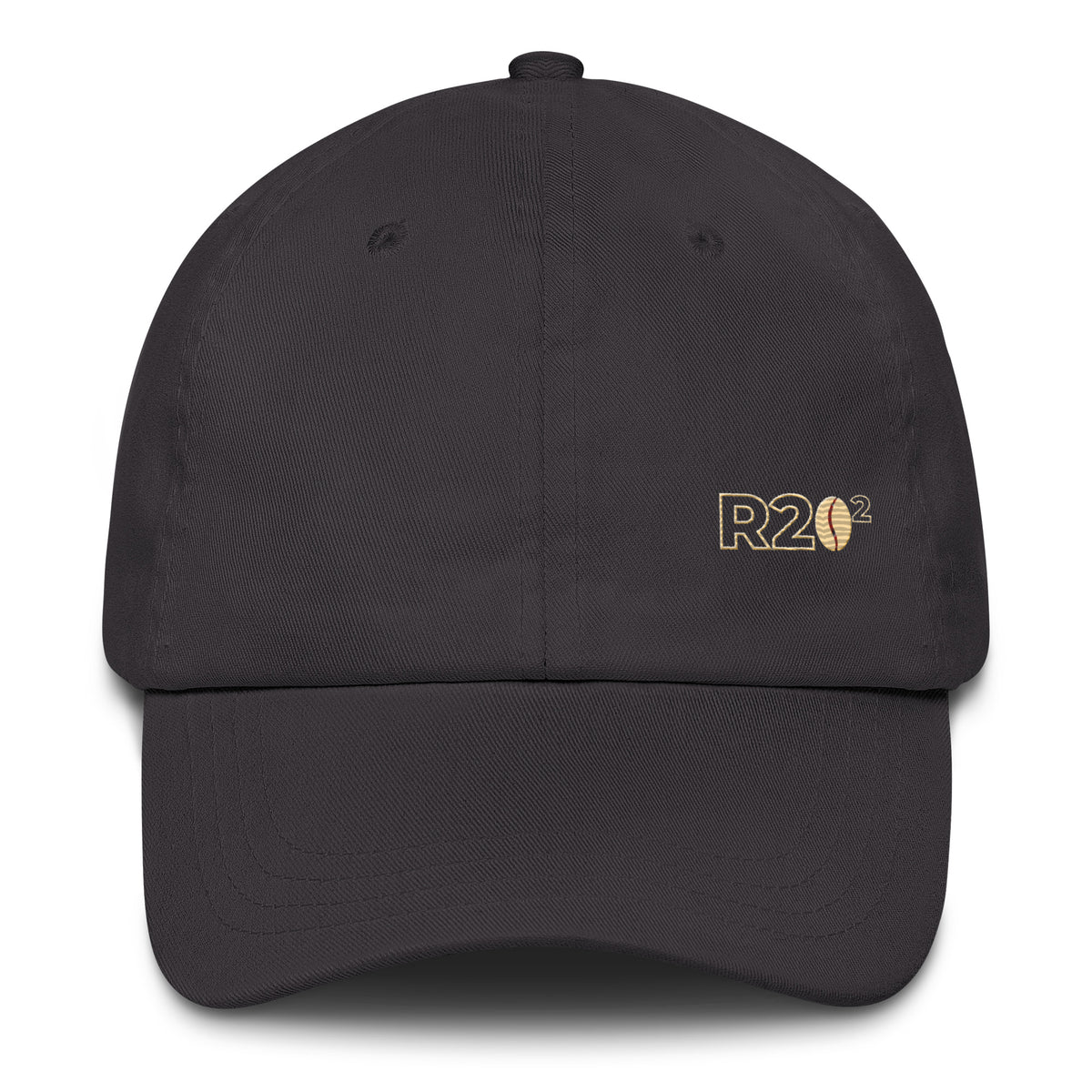 R2Bean2 Coffee The Lid MK2 cap in dark grey with embroidered R2Bean2 logo