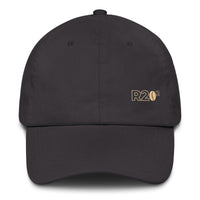 R2Bean2 Coffee The Lid MK2 cap in dark grey with embroidered R2Bean2 logo