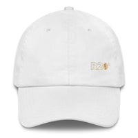 R2Bean2 Coffee The Lid MK2 cap in white with embroidered R2Bean2 logo