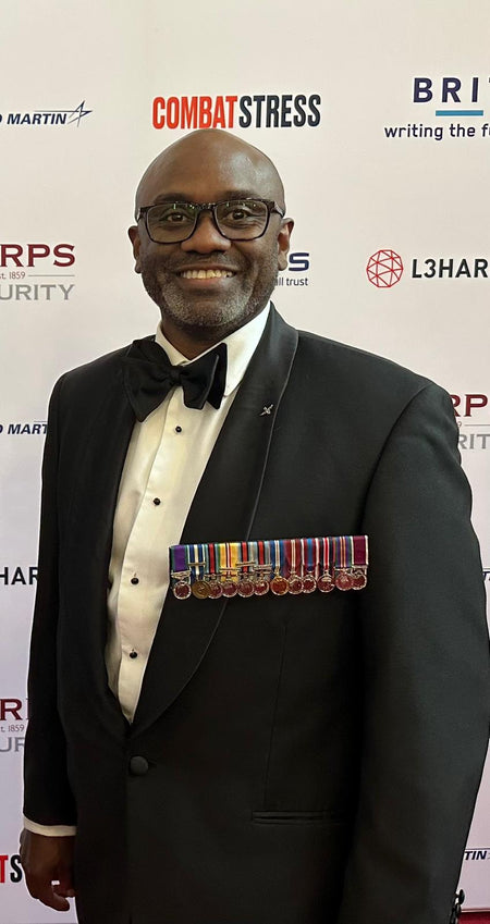 The Forces in Business awards photo. Confident, smiling Rohan