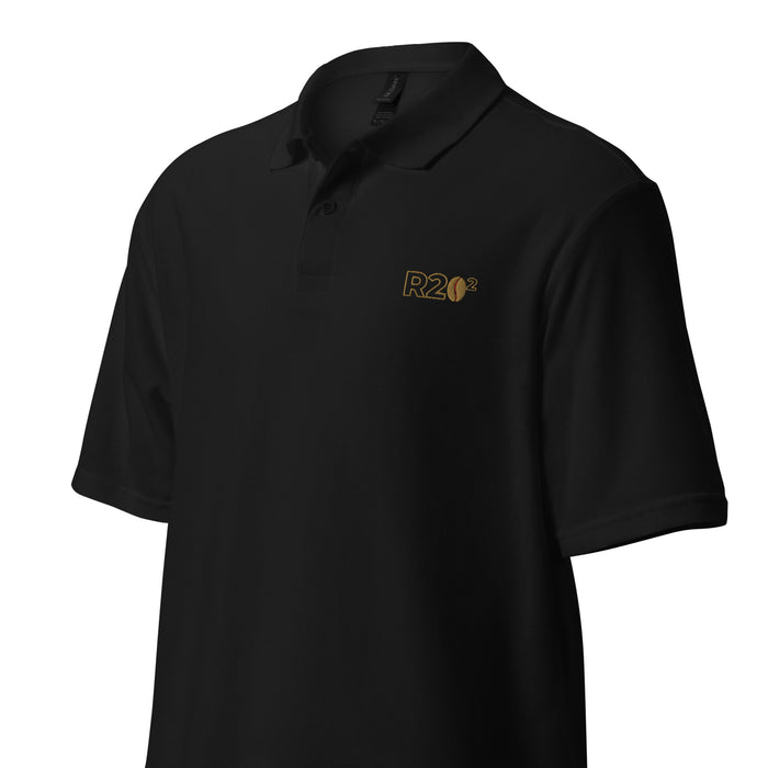 R2Bean2 Coffee Standard Issue pique polo shirt, veteran owned UK speciality coffee brand apparel