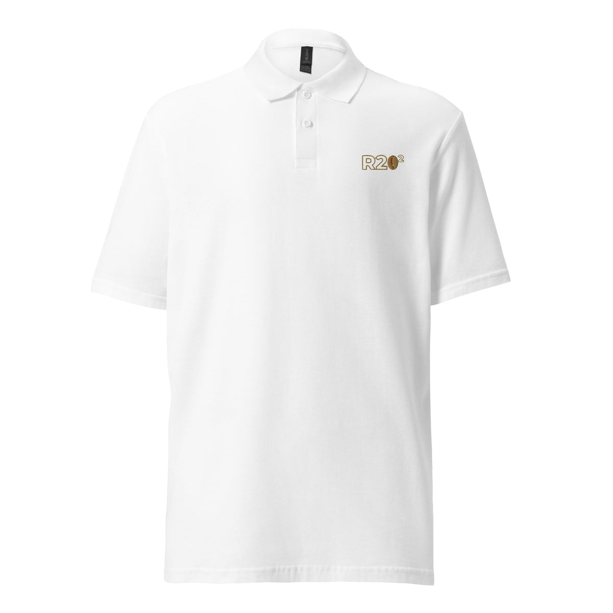 R2Bean2 Coffee Standard Issue pique polo shirt, veteran owned UK speciality coffee brand apparel