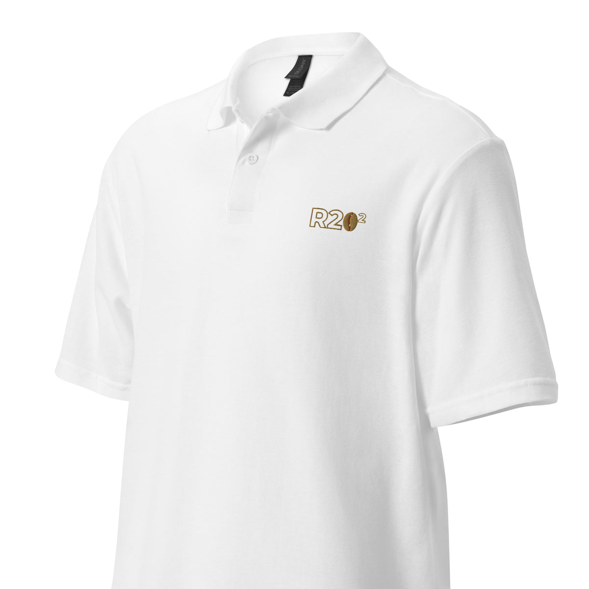 R2Bean2 Coffee Standard Issue pique polo shirt, veteran owned UK speciality coffee brand apparel