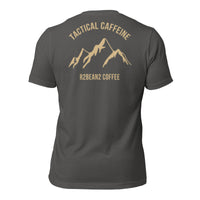 R2Bean2 Coffee Tactical Caffeine t-shirt with the original logo, veteran owned UK speciality coffee brand apparel