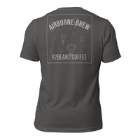 R2Bean2 Coffee Airborne Brew Para Drop t-shirt, vintage WWII parachute drop artwork