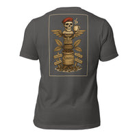 R2Bean2 Coffee Totem of Origins t-shirt, design referencing coffee growing regions and routes
