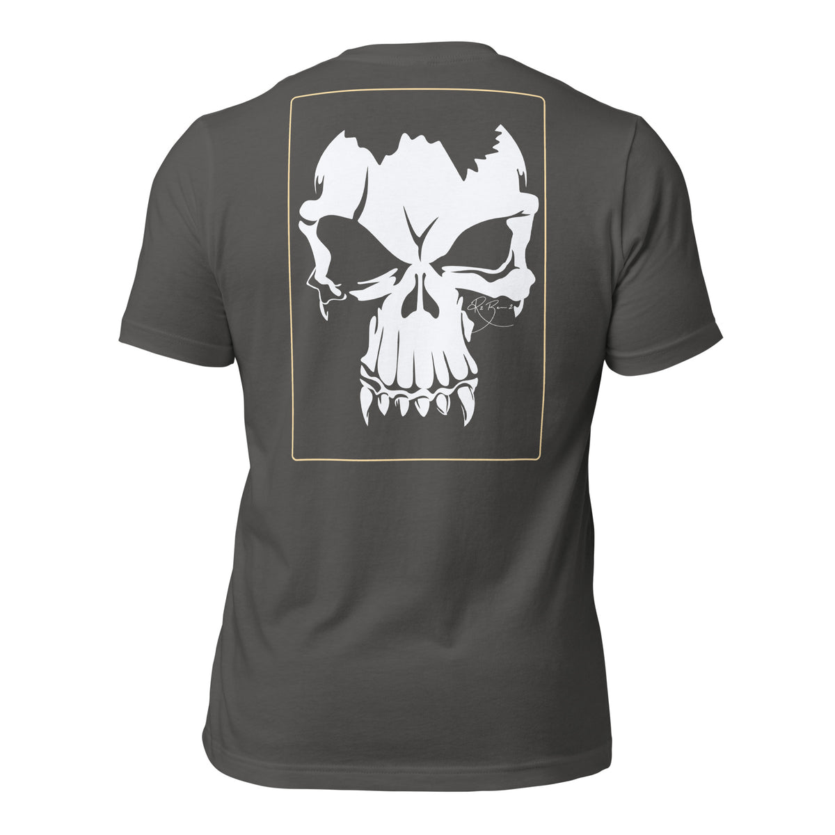 R2Bean2 Coffee Dead Set t-shirt, high contrast skull artwork, veteran owned UK coffee brand