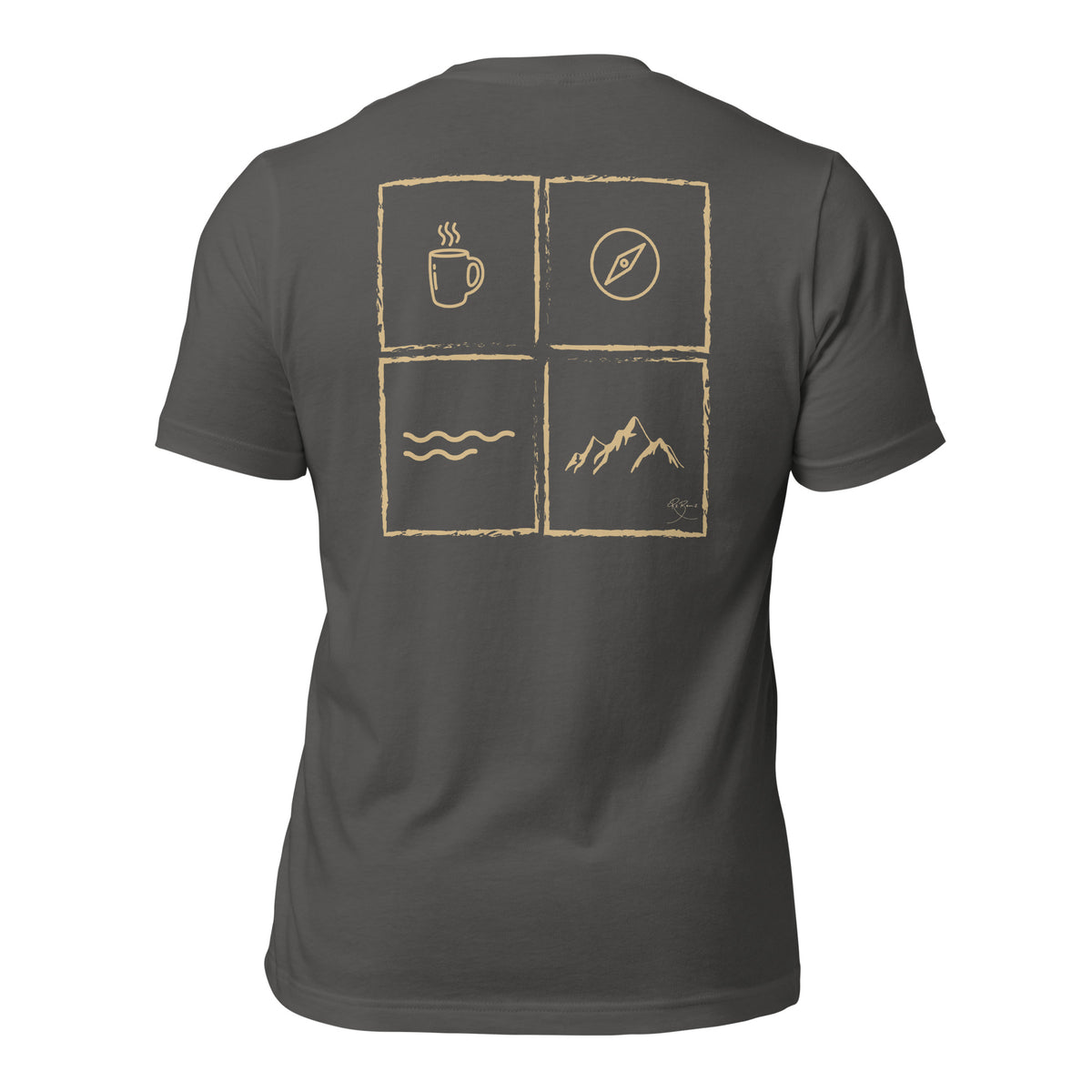 R2Bean2 Coffee Ops Ready t-shirt, veteran owned UK speciality coffee brand apparel