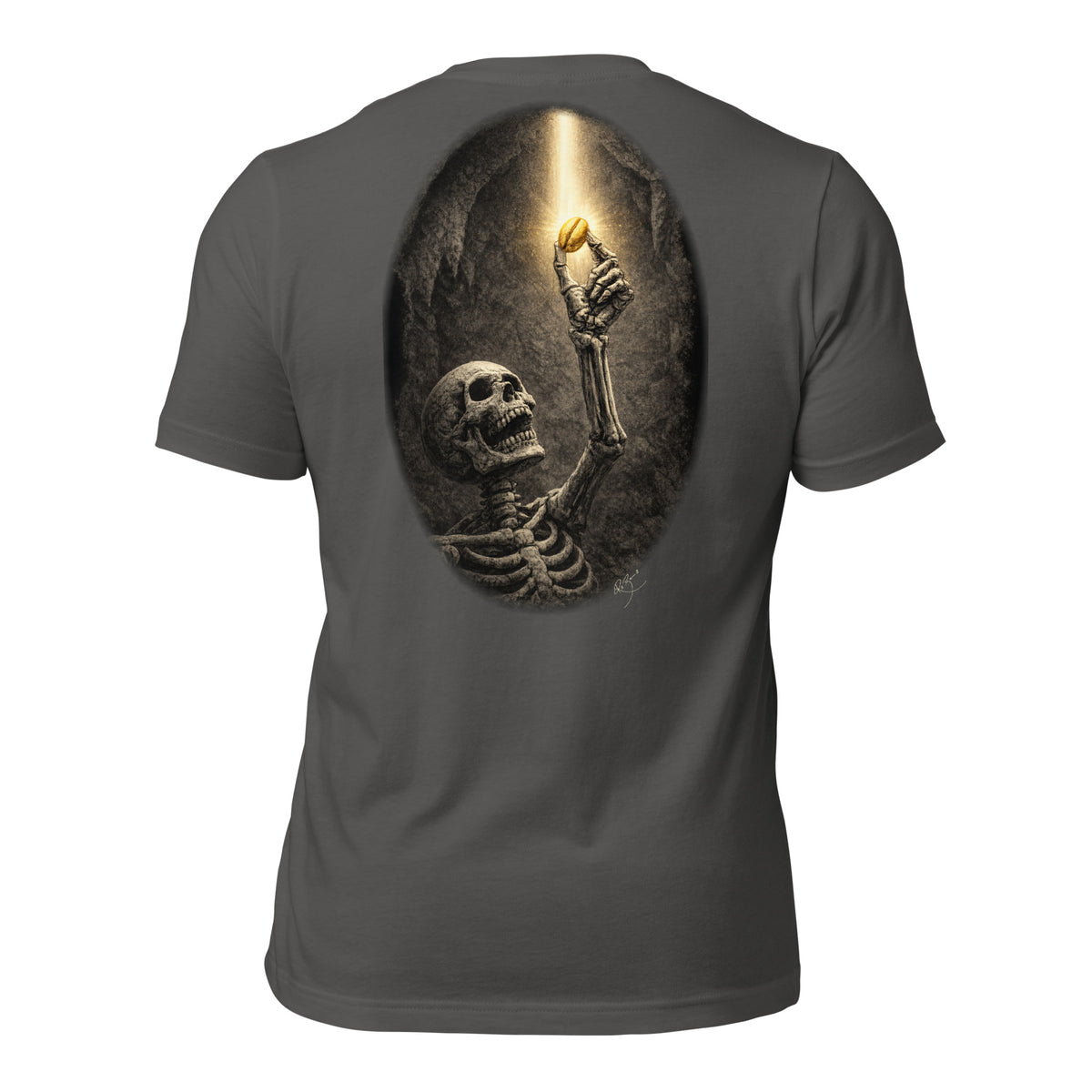 R2Bean2 Coffee The Last Bean t-shirt, minimal Standard Issue design, veteran owned UK coffee brand
