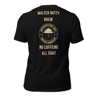 R2Bean2 Coffee Walter Mitty Brew t-shirt, veteran owned UK speciality coffee brand apparel