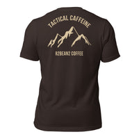 R2Bean2 Coffee Tactical Caffeine t-shirt, veteran owned UK speciality coffee brand apparel