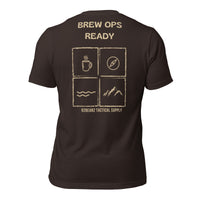 R2Bean2 Coffee Brew Ops Ready t-shirt, veteran owned UK speciality coffee brand apparel