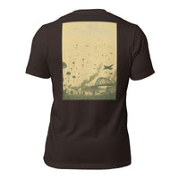 R2Bean2 Coffee Arnhem Drop t-shirt, vintage wartime artwork rooted in the battle of Arnhem
