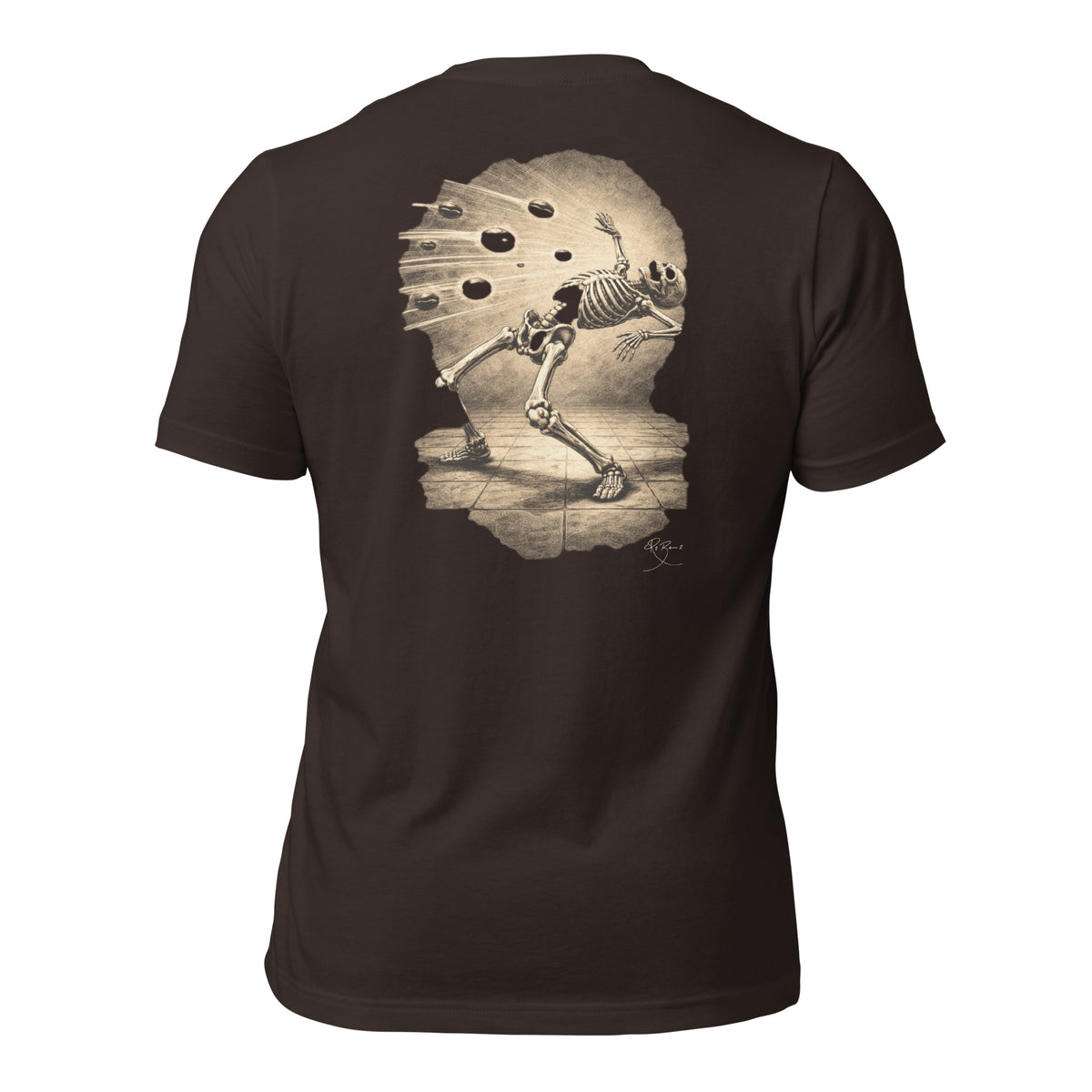 R2Bean2 Coffee The Roast Reflex t-shirt, veteran owned UK speciality coffee brand apparel