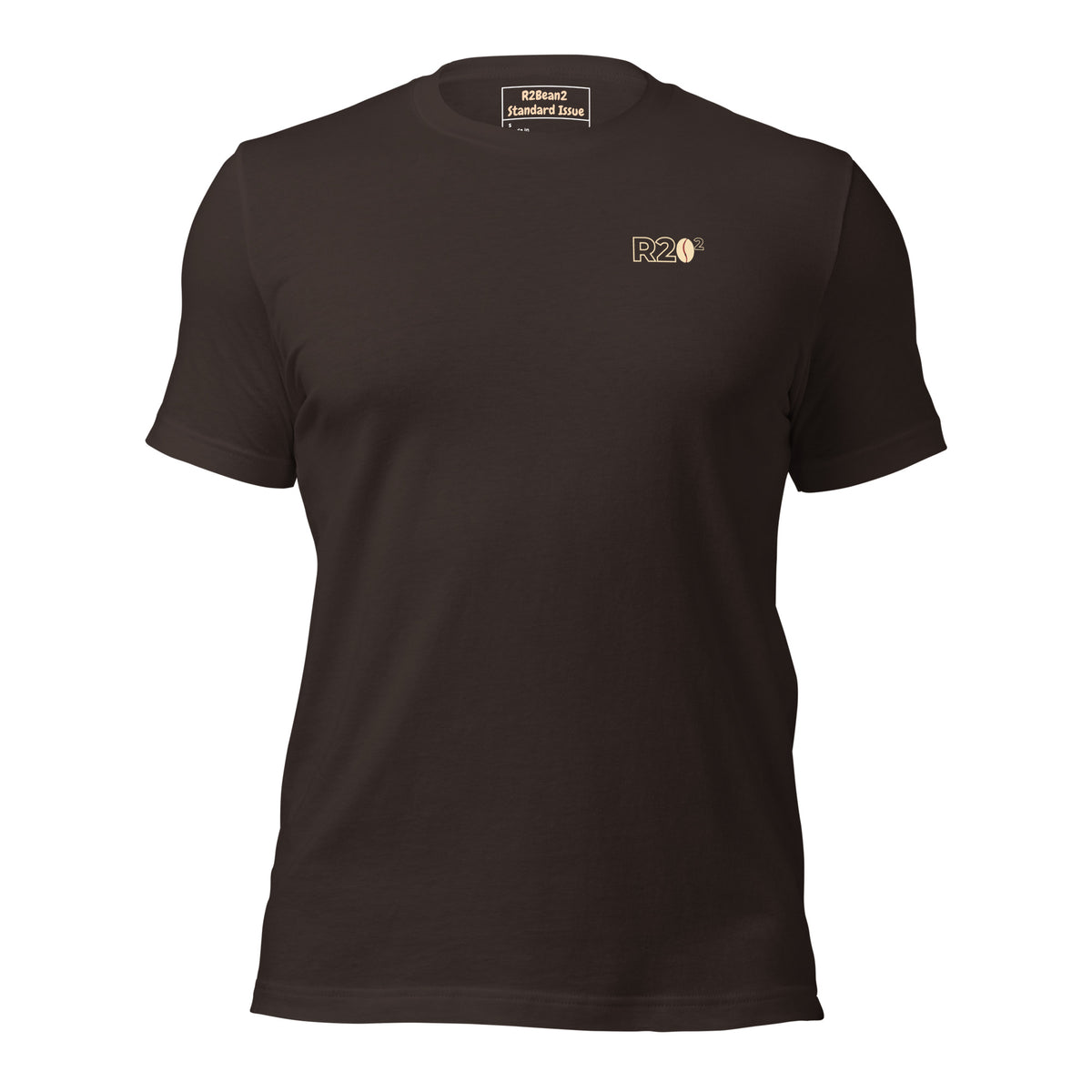 R2Bean2 Coffee The Sniper 2nd Battalion t-shirt, sepia sniper artwork, veteran owned UK coffee brand