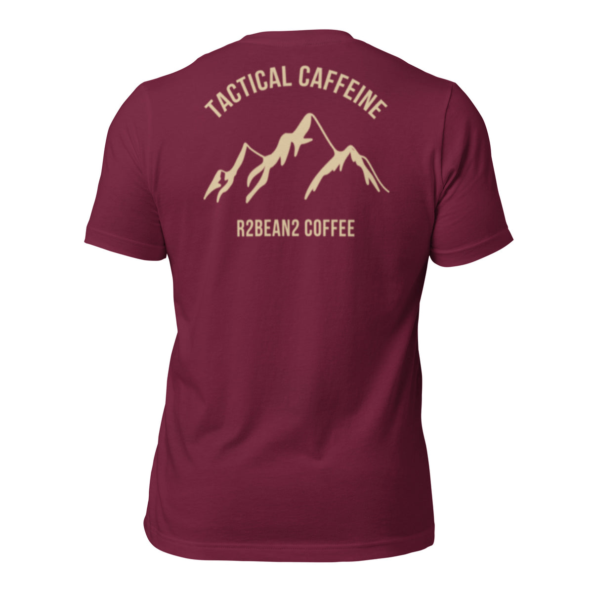 R2Bean2 Coffee Tactical Caffeine t-shirt, veteran owned UK speciality coffee brand apparel