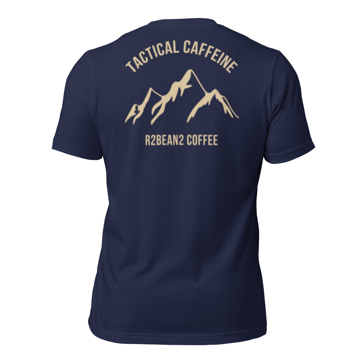 R2Bean2 Coffee Tactical Caffeine t-shirt, veteran owned UK speciality coffee brand apparel