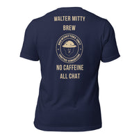 R2Bean2 Coffee Walter Mitty Brew t-shirt, veteran owned UK speciality coffee brand apparel