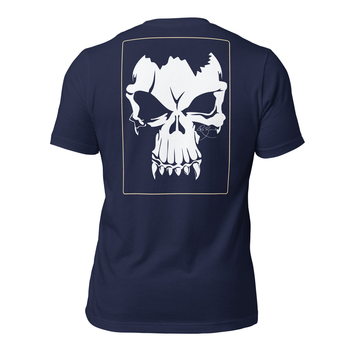 R2Bean2 Coffee Dead Set t-shirt, high contrast skull artwork, veteran owned UK coffee brand